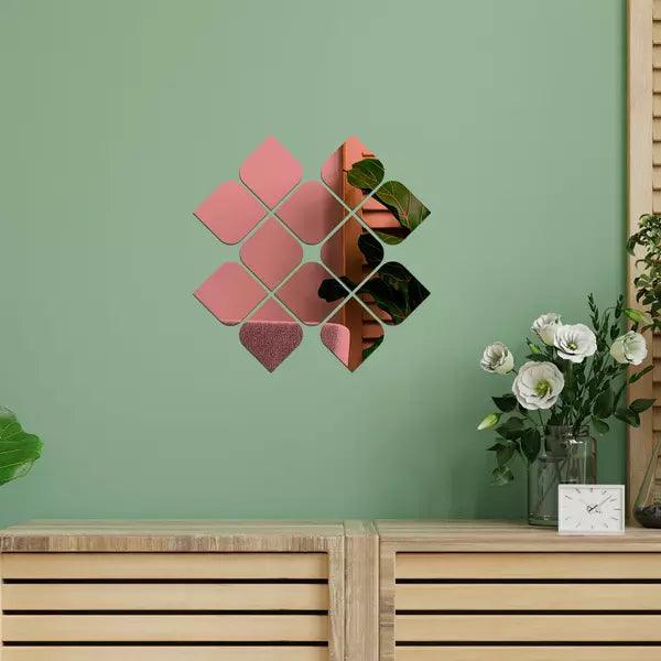 Acrylic Quadrilateral Mirror Wall Stickers - AuraDec