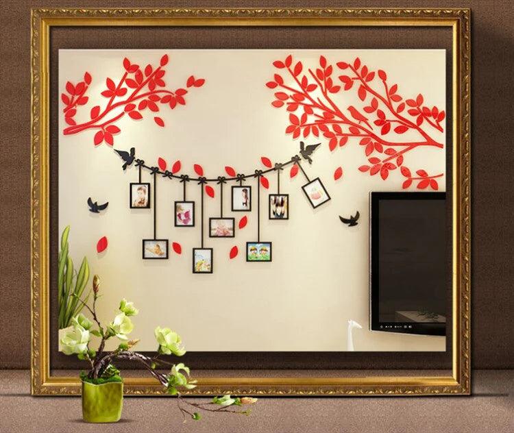 Hanging Family Tree DIY Acrylic Wall Art - AuraDec