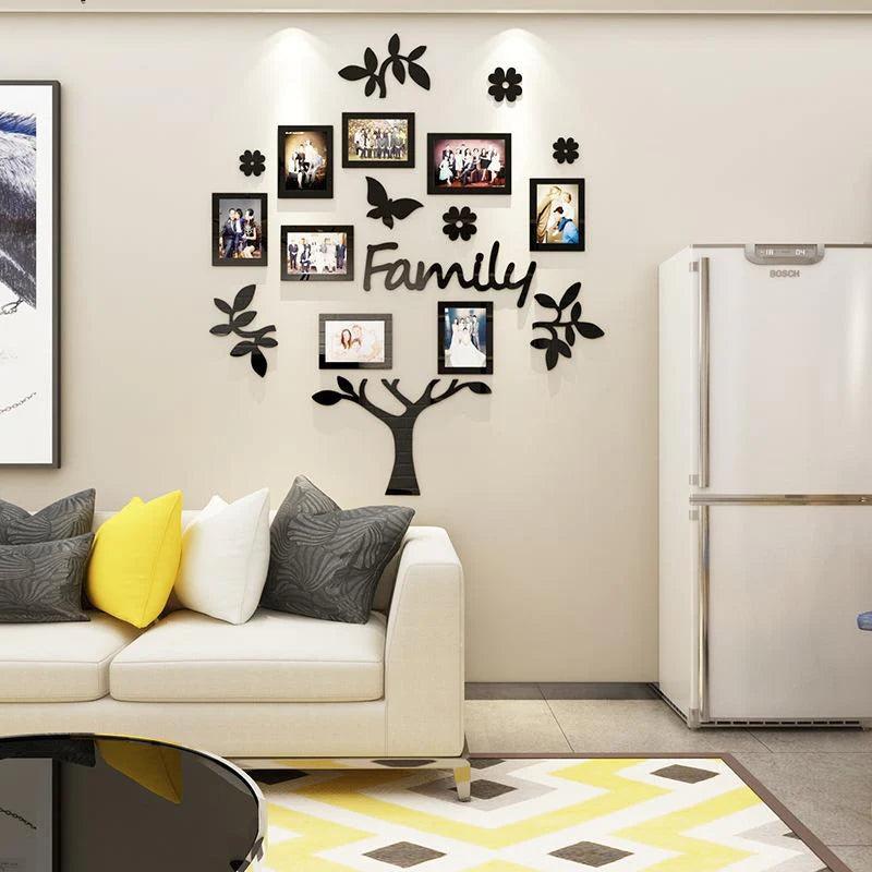 Family Tree Acrylic Wall Decor - AuraDec