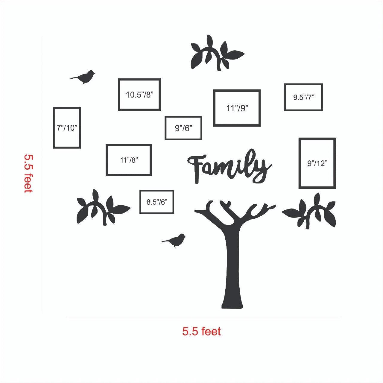 Family Tree Acrylic Wall Decor - AuraDec