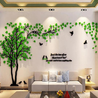 Tree Birds DIY Acrylic Wall Art. - AuraDec