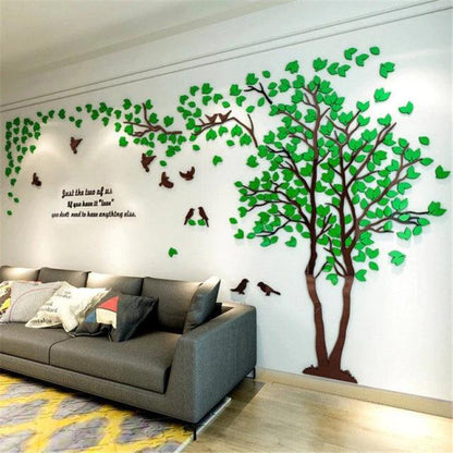 Tree Birds DIY Acrylic Wall Art. - AuraDec