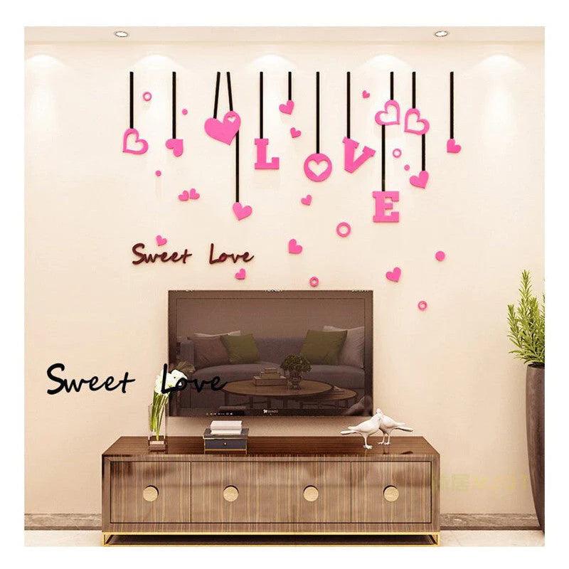 Sweet Love DIY Acrylic Wall Art - AuraDec